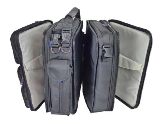 Brightline Bags maakt flexibel samen te stellen tassen voor piloten.