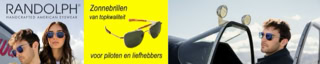 Randolph zonnebrillen, speciaal voor piloten en liefhebbers van topkwaliteit