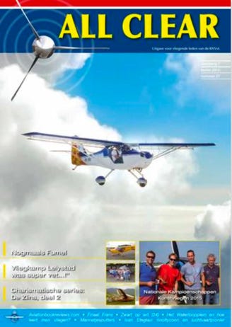 Tijdschrift "All Clear" van de Koninklijke Nederlandse Vereniging voor Luchtvaart